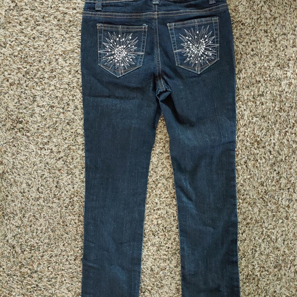 Girl's Arizona Darkwash Straigtleg Jeans - Picture 3 of 10